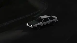 AE86 Drifting Usui Pass w/ Sound + Night Mods
