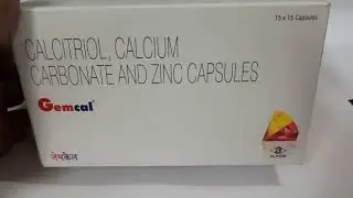 Gemcal Capsule 15's Price, Uses, Side Effects, Composition in hindi