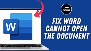 How To Fix Word Cannot Open The Document User Does Not Have Access Privileges Error (Easy Solution)