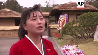 Tour of Pyongyang landmarks ahead of anniversary