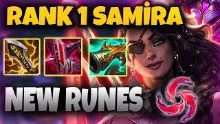 Rank 1 Samira Gameplay - New Broken Runes - Lol Samira - League Of Legends