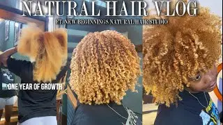 COME TO MY HAIR APPT WITH ME | NATURAL HAIR VLOG| FT.NEW BEGINNINGS NATURAL HAIR STUDIO| KENDRAIMANI
