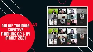 Online Training Creative Thinking PT. Johnson Indonesia's Personal Meeting Room