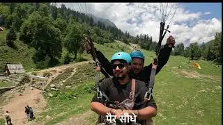 Paragliding in manali solang Valley #adventureactivities #reactionparagliding #paragliding