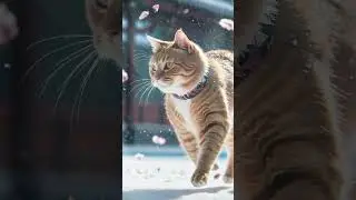Feline Fury: The Awakening in the Sakura Storm