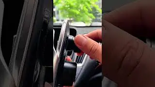 Modern phone charger and holder #automobile #caraccessories #qatarshopping #اكسبلور #carelectronics