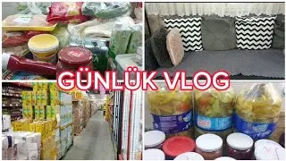 VLOG | GÜNLÜK EV İŞLERİ | BÜYÜK MARKET ALIŞ VERİŞİ |  KÖYDEN GELENLER
