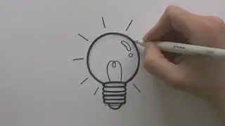How To Draw A Lightbulb | Drawing Lesson | ZOOSHii