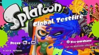 Splatoon (Global Testfire) -- Menu, Website, and Manual