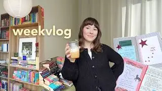 weekvlog 🦢 kringloop vondst, journal shoplog, boekenkast indelen & veel lezen!!