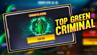 GREEN CRIMINAL BUNDLE RETURN FREE FIRE | free fire new event | raider spin event #freefire| ROCK 420