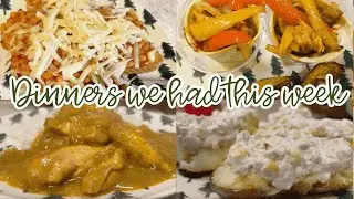 MEALS OF THE WEEK | BRITISH COMFORT FOOD | CHICKEN CURRY | #comfortfood #food #recipe #chickencurry