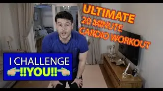 HARDCORE!!! 20 Minute CARDIO Workout // No Equipment | Train With Duane