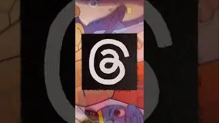 Threads App Logo#1 #art #drawing #relaxing #satisfying #viral #trending #youtubeshorts #easy #asmr