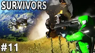Base BOMBARDMENT - Space Engineers - Survivors - Ep #11