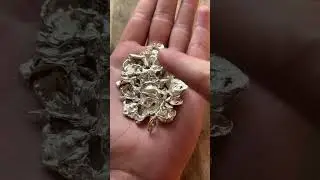 MELTING SCRAP SILVER and turning it into casting grain ♻️