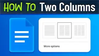 Google Docs Guide How To Make Two Columns Layout
