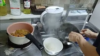 카레 김치 저녁 준비 #카레 #김치 #혼밥 #저녁 #브이로그