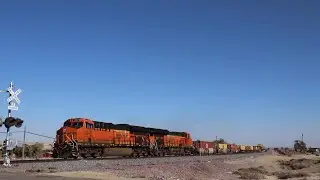 Compilation 217 BNSF Freight Trains Cajon and Needles Sub