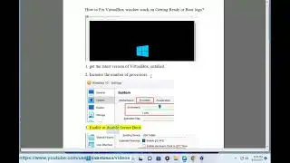 Fix VirtualBox window stuck on Getting Ready or Boot logo