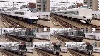 JR西日本 阪和線鶴ヶ丘駅を通過する電車