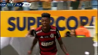 Gol de Bruno Henrique - Atlético-MG 2 x 2 Flamengo