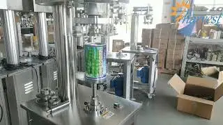 #Manufacturer semi automatic metal lid #closing machine, #manual seed container #seaming machine