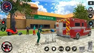 Real US Ambulance Rescue Simulator 3D - 911 Emergency City Rescue Ven Driving : Android Gameplay