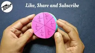 Fraction Folding | Maths TLM | Fraction Tlm | TLM for primary school