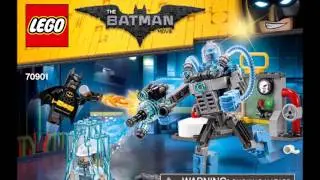 LEGO BATMAN MOVIE Mr. Freeze Ice Attack 70901 Instructions DIY Book