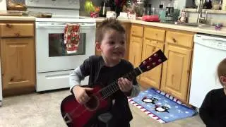 Jace Singing 'Santa Clause is Coming to Town'