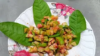 পেয়ারা মাখা।। Peyara Makha Recipe|Street Food|Masala Guava in sudeshna kitchen