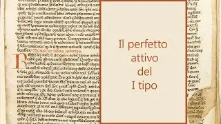 Il perfetto attivo del I tipo