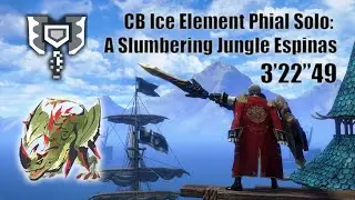 MHR:SB CB Ice Solo A Slumbering Jungle Espinas 3'22