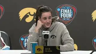 Caitlin Clark is asked about whether she needs to win a national championship to cement her legacy