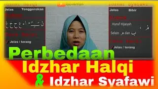 Q&A PERBEDAAN IDZHAR HALQI DENGAN IDZHAR SYAFAWI LENGKAP CARA BACA DAN CONTOHNYA BELAJAR TAJWID