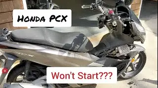 Honda PCX won't Start??? Here's a Tip to get the Honda PCX started and back on the road!