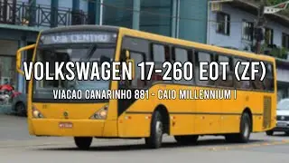 Canarinho 881 - Volkswagen 17-260 EOT automatico (engine sound)