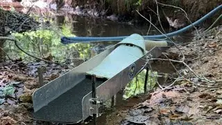 GOLD ✨Dredging the GOLD Run Branch!!!!!!! #gold #silver #goldmining #fishing #hunting #nc