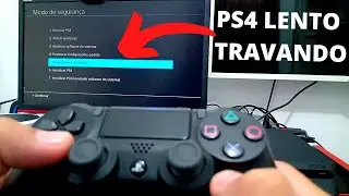 PS4 Lento e Travando Como Resolver | Recriar Banco de Dados