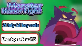 Cd key code and event preview dynamax gengar Monster honor fight #15