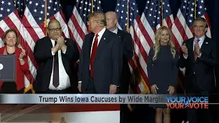 Former President Donald Trump wins big in Iowa