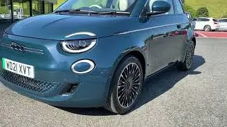 2021 FIAT 500E LA PRIMA Electric Convertible Delivery Miles for sale Castle Motors