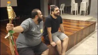 ENSAIO SENTADO,  POR CAUSA DO CANSASSO.😂