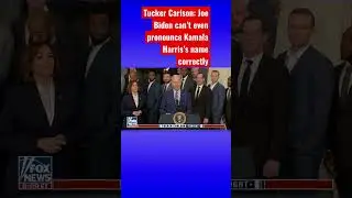 Tucker roasts Biden for name gaffe: 'Carmela?&lsquo; #shorts