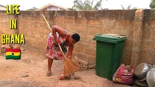 Real Life in a Ghanaian🇬🇭Home/Cleaning, Working+More...