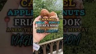 New Snack: Caramel Apple Donuts Magic Kingdom. #waltdisneyworld #magickingdom #disneyfood #foodie