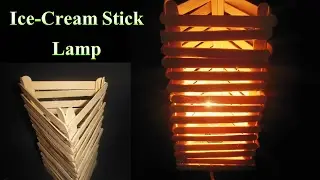 how to make new Ice Criam stick Lamp making/raj easy craft