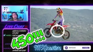 JASON LAWRENCE entrenando con la HONDA CRF 450 💥​