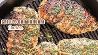 BEST GRILLED CHIMICHURRI CHICKEN is juicy packed with flavors and easy to make